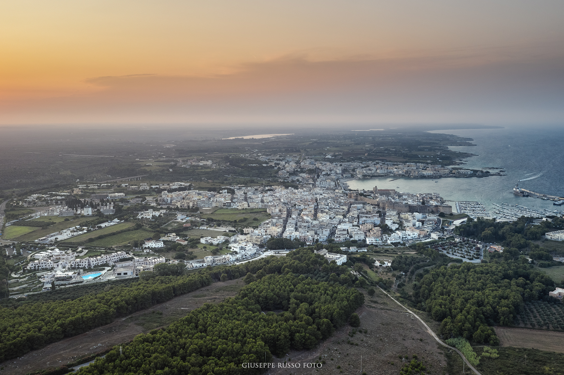 Panorama di Otranto dall'alto